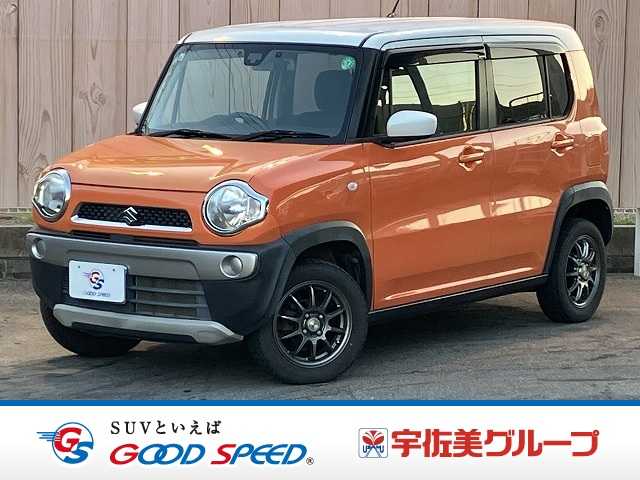スズキハスラーＧ　禁煙　車検整備付き　バックカメラ　シートヒーター　ＥＴＣ　ハロゲンヘッドライト　ＳＲＳエアバック　レーダーブレーキサポート　プッシュスタート　純正ディーラーＯＰナビＴＶ　ＣＤ／ＤＶＤ再生　ドラレコ