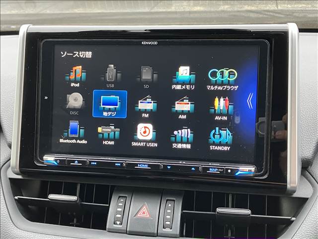 RAV4アドベンチャー オフロードパッケージ 禁煙 特別仕様 ケンウッド9型ナビ バックカメラ ETC BSM 追従クルーズコントロール ルーフレール トヨタセーフティセンス 前後ドラレコ パワーシート 純正18インチアルミ LEDヘッドライト 内装他