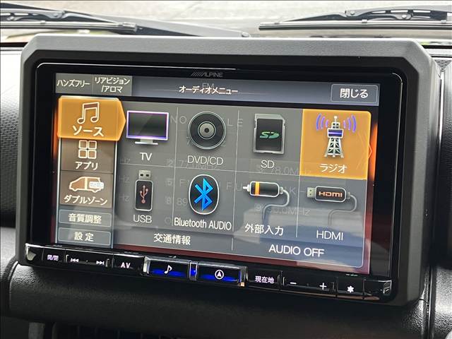 ジムニーシエラJC 禁煙 アルパインBIG-X9型ナビ シートヒーター ETC クルーズコントロール 純正15インチAW LEDヘッドライト フロントフォグ スズキセーフティサポート オートマチックハイビーム フルセグ 内装他