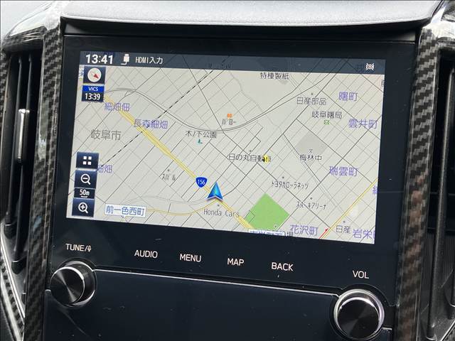 フォレスタースポーツ　禁煙　４ＷＤ　メーカーナビ　ＳＴＩマフラー　ウルトラスウェードシート　ＢＳＭ　アイサイト　シートヒーター　ステアリングヒーター　パドルシフト　バックカメラ　サイドモニター　ＬＥＤヘッド　バグガード 内装他