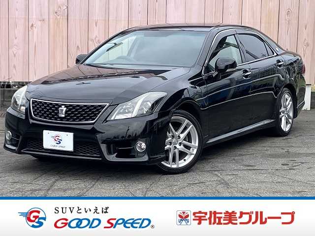 トヨタ クラウンアスリート 2.5アスリート プレミアムエディション 禁煙/本革シート/シートヒーター/ベンチレーション/シートメモリー/ETC/純正ナビ/バックカメラ/クルーズコントロール/プッシュスタート/純正18インチアルミ/フロントフォグ/オートライト 外観