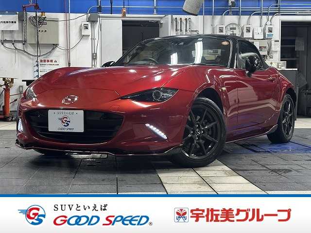 マツダロードスターＲＳ　禁煙／６速マニュアル／ＢＯＳＥサウンドシステム／ビルシュタイン製ダンパー／ＲＥＣＡＲＯシート／純正エアロ／シートヒーター／デジタルインナーミラー／ＢＳＭ／純正ナビ／バックカメラ／純正１６インチアルミ