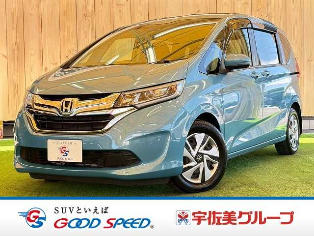 ホンダフリードハイブリッドハイブリッド・Ｇホンダセンシング　純正ナビ／ＬＥＤヘッドライト／両側電動スライドドア／アダクティブコントロール／バックカメラ／フルセグ／レーンアシスト／衝突軽減ブレーキ／プッシュスタート／横滑り防止