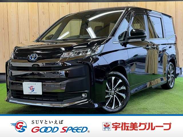 トヨタノアハイブリッドハイブリッドＳ－Ｚ　レーダークルーズコントロール／クリアランスソナー／シートヒーター／両側電動スライドドア／オートマチックハイビーム／ＡＣ１００Ｖ／スマートキー／プッシュスタート／オートマチックハイビーム／車線逸脱警報