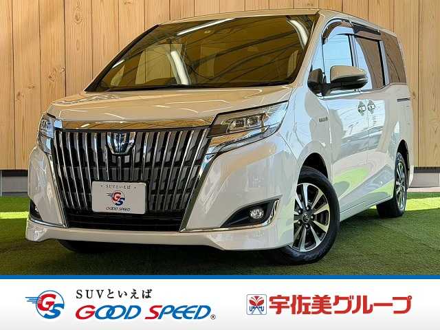 トヨタエスクァイアハイブリッドGi 純正9型ナビ/12.1型後席ディスプレイ/両側電動スライドドア/後席エアコン/オートマチックハイビーム/衝突軽減ブレーキ/クルーズコントロール/シートヒーター/スマートキー/プッシュスタート/ETC 外観