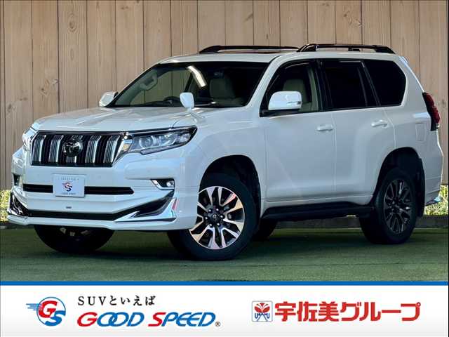 トヨタランドクルーザープラドＴＸ　Ｌパッケージ　アルパインＢＩＧ－Ｘ／モデリスタエアロ／ＡｐｐｌｅＣａｒＰｌａｙ／三列シート／サンルーフ／レーダークルーズコントロール／クリアランスソナー／ベンチレーションシート／ＥＴＣ／フルセグ／オートハイビーム