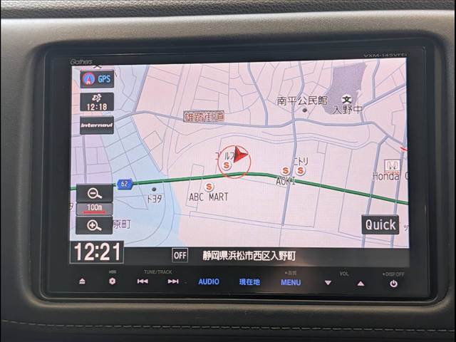 ヴェゼルハイブリッドハイブリッドX 純正8型ナビ/バックカメラ/クルーズコントロール/オートエアコン/パワーウインドウ/スマートキー/パドルシフト/LEDヘッドライト 内装他