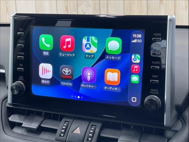 RAV4アドベンチャー 純正9型ディスプレイオーディオ/レーダークルーズコントロール/ワイヤレス充電/ブラインドスポットモニター/パワーシート/AppleCarPlay/クリアランスソナー/バックカメラ/オートハイビーム 内装他
