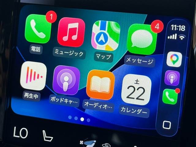 XC60Ｄ４　ＡＷＤ　モメンタム　クライメートパッケージ／ＡｐｐｌｅＣａｒＰｌａｙ／全席シートヒーター／ステアリングヒーター／シートヒーター／電動リアゲート／パーキングアシスト／メモリー付パワーシート／アクティブクルーズコントロール 内装他