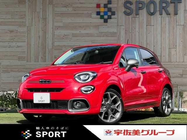 フィアット500Xスポーツ　ＡｐｐｌｅＣａｒＰｌａｙ／レーダークルーズコントロール／黒革シート／シートヒーター／レーンキープアシスト／ブラインドスポットモニター／Ｂｌｕｅｔｏｏｔｈ／スマートキー／純正１９インチＡＷ