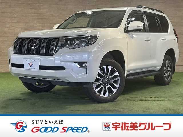 トヨタランドクルーザープラドＴＸ　Ｌパッケージ　ＡｐｐｌｅＣａｒＰｌａｙ／７人乗り／全周囲カメラ／メーカーナビ／ルーフレール／コンビハンドル／シートヒーター／シートクーラー／ドライブレコーダー／黒革シート／レーダークルーズ／１９インチアルミ
