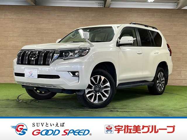 トヨタランドクルーザープラドＴＸ　Ｌパッケージ　９型ナビ／サンルーフ／レーダークルーズ／衝突軽減／ＥＴＣ／レーンアシスト／クリアランスソナー／オートハイビーム／ヘッドライトウォッシャー／パワーシート／シートヒーター／シートクーラー／スマートキー