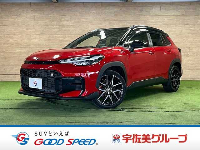 トヨタカローラクロスGRスポーツ パノラマルーフ/AppleCarPlay/10.5型ナビ/全方位カメラ/パワーバックドア/アドバンストパーク/フルセグTV/シートヒーター/ステアリングヒーター/レーダークルーズコントロール 外観