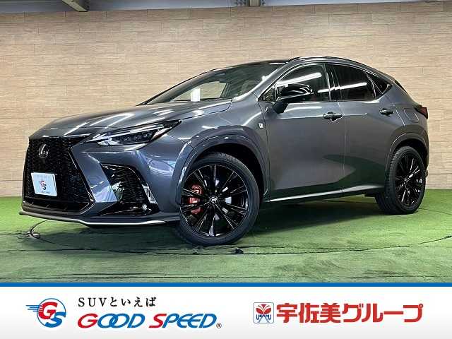 レクサスNXＮＸ３５０ｈ　Ｆスポーツ　パノラマルーフ／赤革シート／１４型ディスプレイ／ＡｐｐｌｅＣａｒＰｌａｙ／オレンジキャリパー／デジタルインナーミラー／３眼ＬＥＤヘッドライト／パワーバックドア／シートベンチレーション／シートヒーター