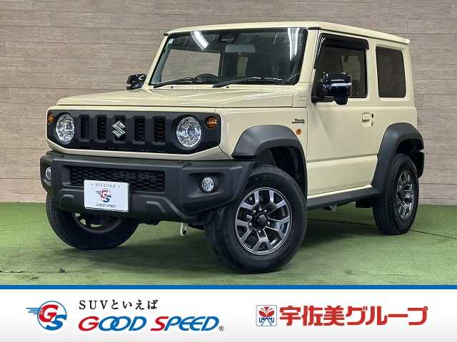 スズキジムニーシエラJC 8型ナビ/シートヒーター/クルーズコントロール/セーフティサポート/アイドリングストップ/ヘッドライトウォッシャー/クリアランスソナー/バックカメラ/15インチアルミ/LEDライト/ETC 外観