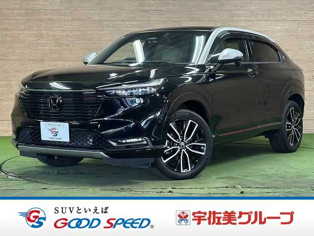 ホンダヴェゼルハイブリッドｅ：ＨＥＶ　ＰＬａＹ　パノラマルーフ／ホンダコネクト／Ａｐｐｌｅ　ＣａｒＰｌａｙ／９型ナビ／バックカメラ／ワイヤレス充電／Ｂｌｕｅｔｏｏｔｈ接続／ドライブレコーダー／コーナーセンサー／電動リアゲート／ＥＴＣ