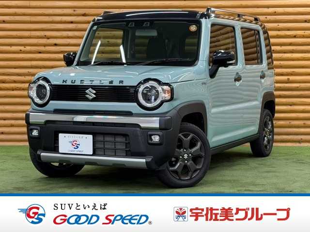 スズキハスラータフワイルド　ＡｐｐｌｅＣａｒＰｌａｙ／全方位カメラ／シートヒーター／コーナーセンサー／衝突軽減ブレーキ／レーンキープアシスト／クルーズコントロール／ＥＴＣ／プッシュスタート／スマートキー 外観
