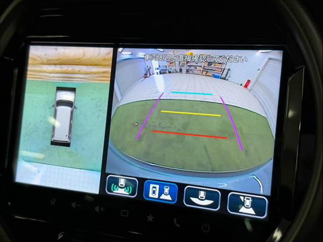 ハスラータフワイルド　ＡｐｐｌｅＣａｒＰｌａｙ／全方位カメラ／シートヒーター／コーナーセンサー／衝突軽減ブレーキ／レーンキープアシスト／クルーズコントロール／ＥＴＣ／プッシュスタート／スマートキー 内装他