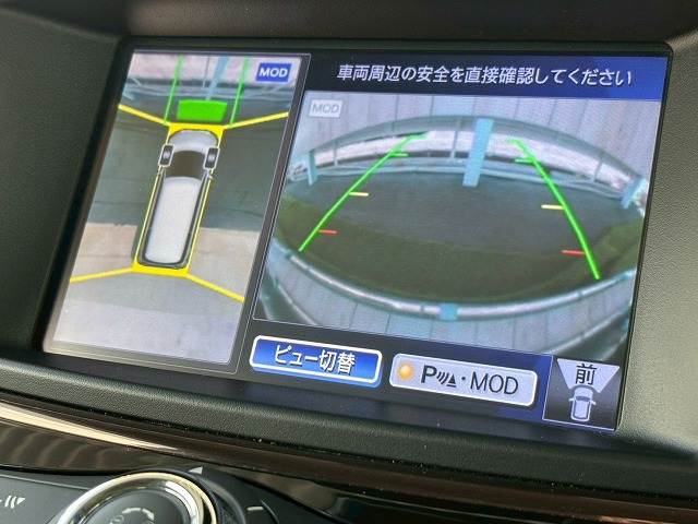 エルグランド350ハイウェイスタープレミアム 禁煙 アラウンドビューモニター 後席モニター 両側電動 黒革 パワーシート シートメモリー シートヒーター エマージェンシーブレーキ レーンキープ クルーズコントロール クリアランスソナー ETC 内装他