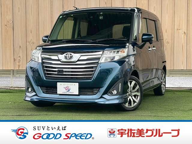トヨタルーミーカスタムＧ－Ｔ　純正９型ナビ　バックカメラ　シートヒーター　衝突軽減ブレーキ　クリアランスソナー　両側電動スライドドア　ＬＥＤヘッドライト　フォグランプ　　純正１５インチアルミホイール　スマートキー　プッシュスタート