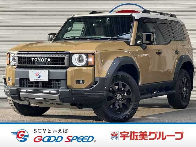 トヨタランドクルーザー250ZXファーストエディション 純正ナビ/全周囲モニター/JAOSフロントバンパーガード/スキッドプレート/フェンダーガーニッシュ/サイドステップ/丸目ヘッドライト/AppleCarPlay/サンルーフ/デジタルインナーミラー 外観