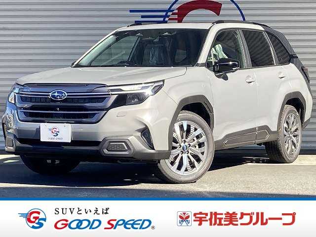 スバルフォレスタープレミアムＳ：ＨＥＶ　ＥＸ　登録済未使用車／サンルーフ／ハーマンカードンサウンド／本革シート／純正１１．６インチナビ／シートヒーター＆ベンチレーション／ステアリングヒーター／ＡｐｐｌｅＣａｒＰｌａｙ／全周囲カメラ／シートメモリー