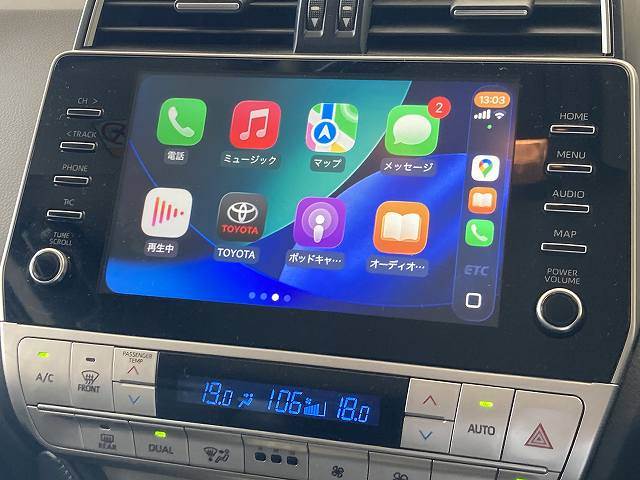 ランドクルーザープラドTX Lパッケージ 純正ナビ/パノラミックビューモニター/AppleCarPlay/ルーフレール/19インチアルミ/レーダークルーズコントロール/ブラインドスポットモニター/シートヒーター&ベンチレーション/ETC 内装他