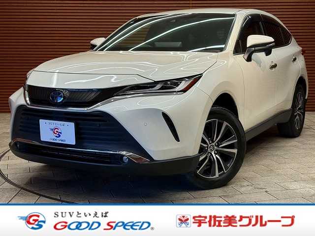 トヨタハリアーハイブリッドG 純正ナビ/バックカメラ/デジタルインナーミラー/レーダークルーズコントロール/パワーシート/コーナーセンサー/電動リアゲート/オートハイビーム/衝突軽減ブレーキ/車線逸脱防止/ETC 外観