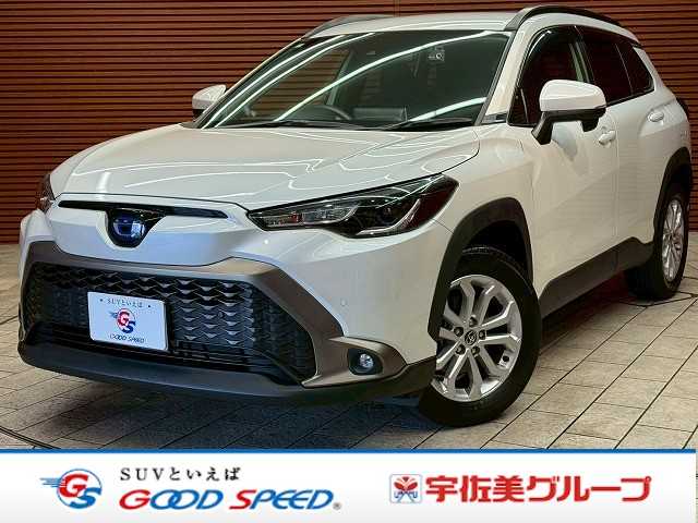 トヨタ カローラクロス ハイブリッド S Tコネクトナビ/バックカメラ/AppleCarPlay/フルセグテレビ/レーダークルーズコントロール/衝突軽減ブレーキ/車線逸脱防止/オートハイビーム/オートパーキングホールド/オートハイビーム 外観