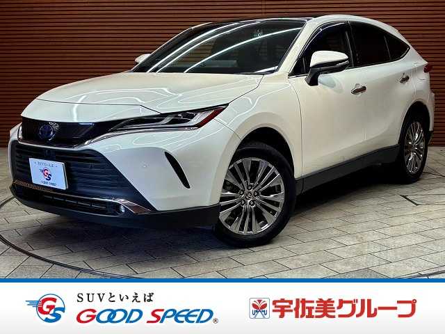 トヨタハリアーハイブリッドＺ　調光パノラマルーフ／ＨＢＬサウンド／パノラミックビューモニター／デジタルインナーミラー／ヘッドアップディスプレイ／ブラインドスポットモニター／レーダークルーズコントロール／衝突軽減／車線逸脱防止 外観