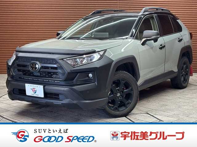 トヨタRAV4アドベンチャー　オフロードパッケージＩＩ　純正１０．５インチディスプレイオーディオ／バックカメラ／デジタルインナーミラー／シートメモリー／パワーシート／シートヒーター／シートクーラー／電動リアゲート／コーナーセンサー／レーダークルーズ