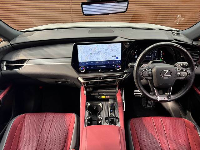 レクサスRXRX500h “F SPORT Performance” サンルーフ/14インチディスプレイオーディオプラス/パノラミックビューモニター/ダークローズレザ-シート/ヘッドアップディスプレイ/ブラインドスポットモニター/デジタルインナーミラー/チームメイト 内装他