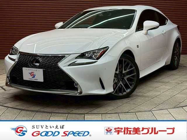 レクサスRCＲＣ２００ｔ　Ｆスポーツ　禁煙　サンルーフ　バックカメラ　シートヒーター　シートクーラー　パワーシート　シートメモリ　ブラインドスポットモニター　レーダクルーズコントロール　クリアランスソナー　アイドリングストップ　ＥＴＣ