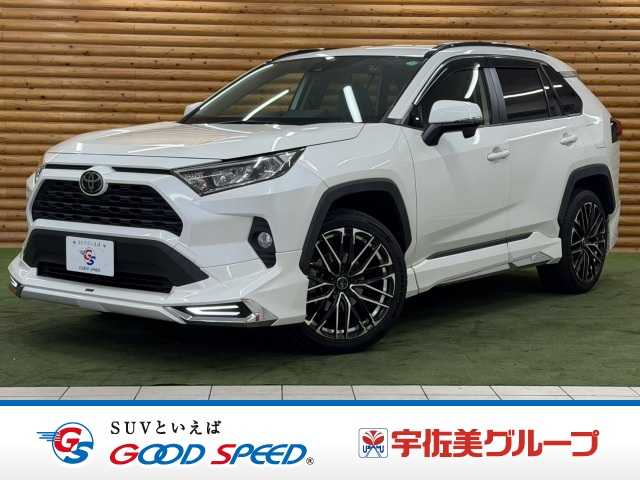 トヨタRAV4Ｘ　９インチナビ／モデリスタエアロ／レーダークルコン／レオニス２０インチＡＷ／衝突軽減ブレーキ／レーンキープ／Ｂｌｕｅｔｏｏｔｈ接続／バックカメラ／フルセグＴＶ／プッシュスタート／スマートキー