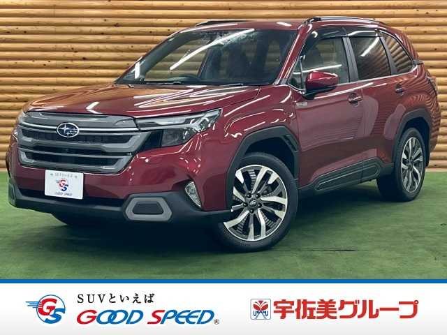 スバルフォレスターＰｒｅｍｉｕｍ　Ｓ：ＨＥＶ　ＥＸ　ＡｐｐｌｅＣａｒＰｌａｙ／ハーマンカードン／全周囲カメラ／デジタルミラー／パワーリアゲート／シートヒーター／１１．６インチナビ／シートクーラー／シートヒーター／レーダークルーズコントロール