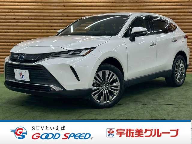 トヨタハリアーハイブリッドZ グレー内装/全方位カメラ/AppleCarPlay/ブラインドスポットモニター/JBLスピーカー/ヘッドアップディスプレイ/電動リアゲート/デジタルインナーミラー/パワーシート/スマートキー 外観