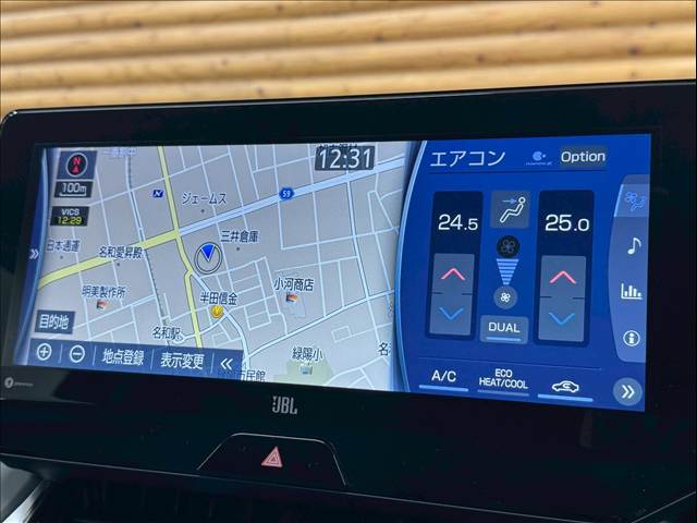 ハリアーハイブリッドZ グレー内装/全方位カメラ/AppleCarPlay/ブラインドスポットモニター/JBLスピーカー/ヘッドアップディスプレイ/電動リアゲート/デジタルインナーミラー/パワーシート/スマートキー 内装他