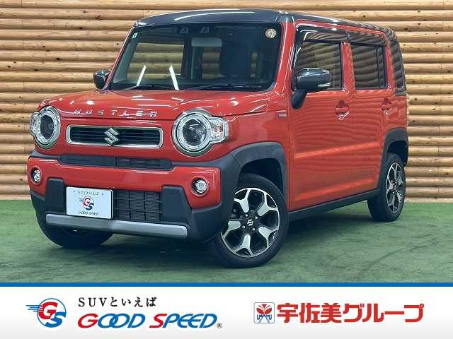 スズキハスラーハイブリッドＸ　シートヒーター／コーナーセンサー／ＥＴＣ／レーンキープアシスト／スマートキー／プッシュスタート／衝突軽減ブレーキ／ＬＥＤヘッドライト／ステアリングリモコン／シートヒーター／コーナーセンサー 外観