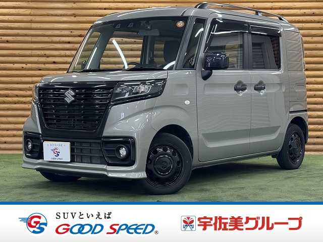 スズキスペーシアベースXF 追従クルコン/シートヒーター/電動パワスラ/衝突軽減ブレーキ/レーンキープアシスト/クリアランスソナー/LEDヘッドライト/プッシュスタート/スマートキー/ETC/バックカメラ/Bluetooth接続 外観