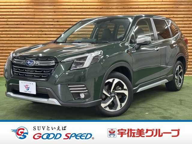 スバルフォレスターアドバンス　ＡｐｐｌｅＣａｒＰｌａｙ／シートヒータ／電動リアゲート／クリアランスソナー／デジタルインナーミラー／衝突軽減ブレーキ／レーンキープアシスト／ブラインドスポットモニター／スマートキー／プッシュスタート