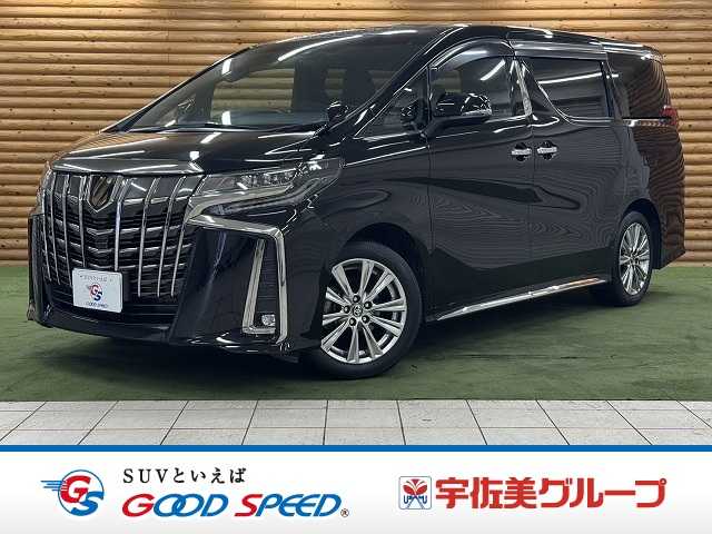 トヨタアルファード2.5S タイプゴールド サンルーフ/純正9型ディスプレイオーディオ/Applecarplay/両側電動スライドドア/電動リアゲート/レーダークルーズコントロール/レーンアシスト/スマートキー&プッシュスタート/オットマン 外観