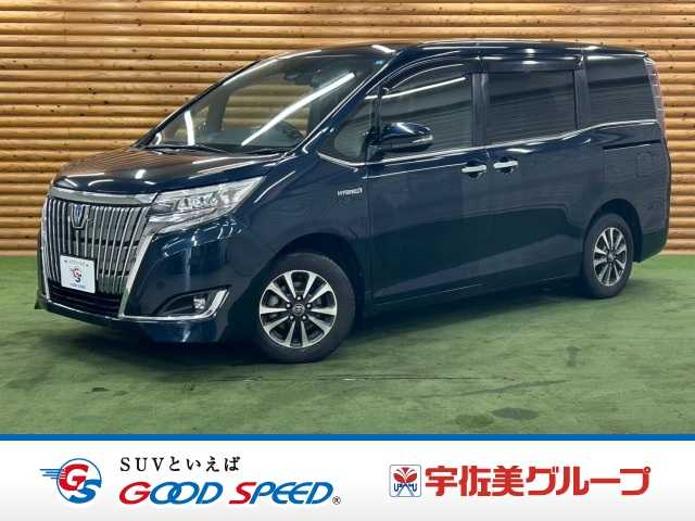 トヨタエスクァイアハイブリッドハイブリッドXi 7インチナビ/両側電動/衝突軽減ブレーキ/クルーズコントロール/レーンキープアシスト/オートマチックハイビーム/スマートキー/プッシュスタート/ステアリングスイッチ/バックカメラ/オートライト 外観