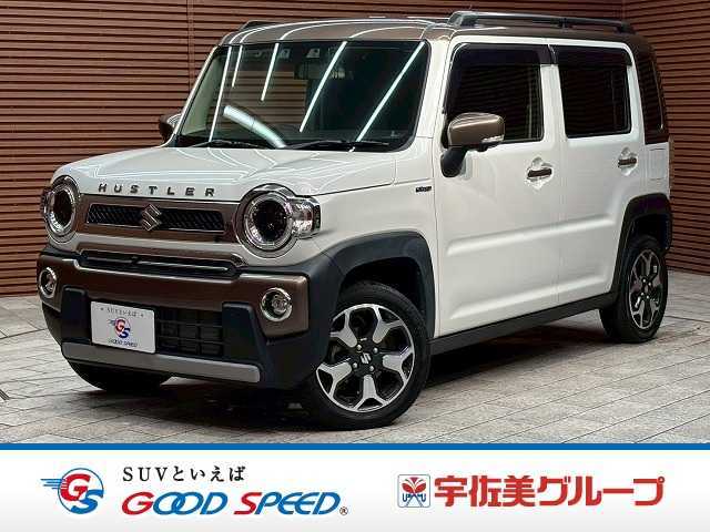 スズキハスラーＪスタイルＩＩターボ　全方位モニター付メモリーナビパッケージ／９インチディスプレイ／全方位カメラ／ウッディブラウンルーフ／レーダークルーズコントロール／シートヒーター／衝突軽減ブレーキ／車線逸脱防止／クリアランスソナー／