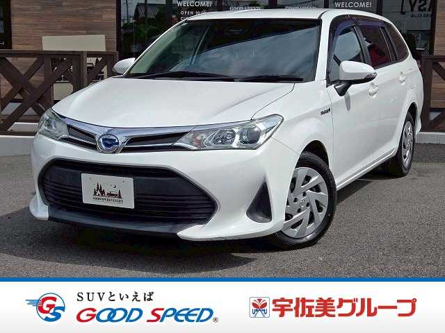 トヨタ カローラフィールダーハイブリッド HYBRID ケンウッドナビ/バックカメラ/衝突軽減ブレーキ/車線逸脱警報/CD・DVD再生/ETC/オートマチックハイビーム/電動格納ミラー/パワーステアリング/パワーウインドウ/ミュージックプレイヤー接続可 外観