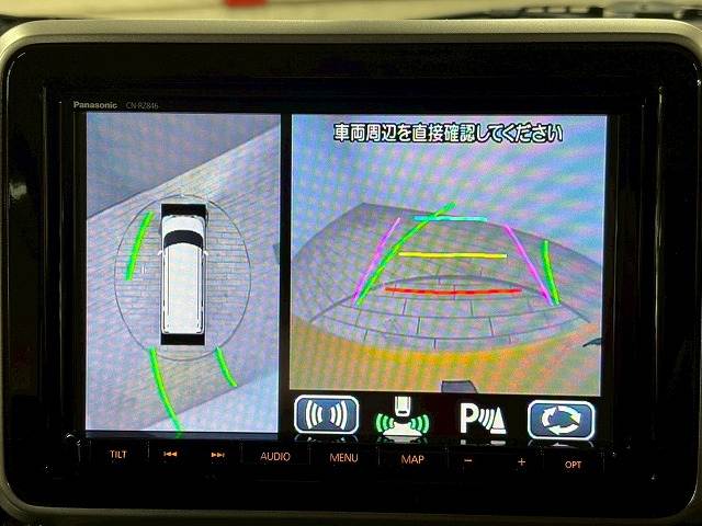 スペーシアカスタム◆HYBRID XSターボ 全方位モニターカメラパッケージ装着 内装他