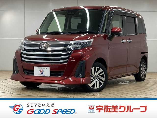トヨタルーミーカスタムＧ　純正９型ディスプレイ／ＡｐｐｌｅＣａｒＰｌａｙ／全周囲カメラ／シートヒーター／両側電動スライドドア／衝突軽減ブレーキ／レーダークルーズコントロール／オートハイビーム／車線逸脱警報／コーナーセンサー