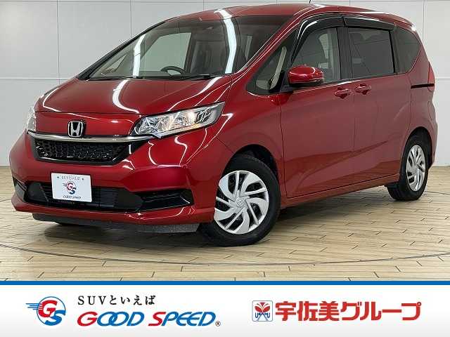ホンダフリードＧ・ホンダセンシング　ワンオーナー／純正９型ナビ／ホンダセンシング／両側電動スライドドア／クルーズコントロール／後席モニター／クリアランスソナー／バックカメラ／ＣＤ・ＤＶＤ視聴／フルセグＴＶ／ＥＴＣ／オートライト