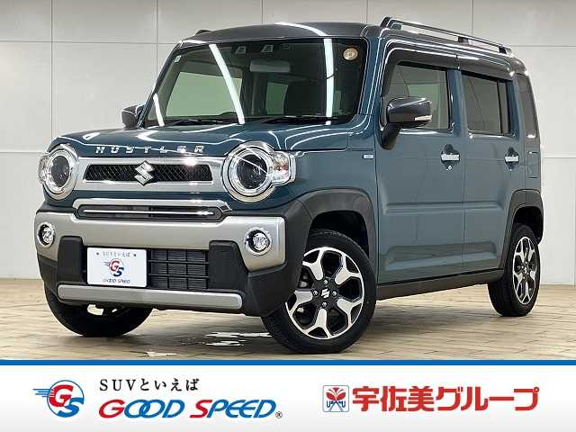 スズキハスラーＪスタイル　衝突軽減ブレーキ／レーンキープアシスト／ＣＤ．ＤＶＤ再生／Ｂｌｕｅｔｏｏｔｈ／クリアランスソナー／シートヒーター／ＬＥＤヘッドライト／オートライト／オートエアコン／純正１５インチアルミホイール