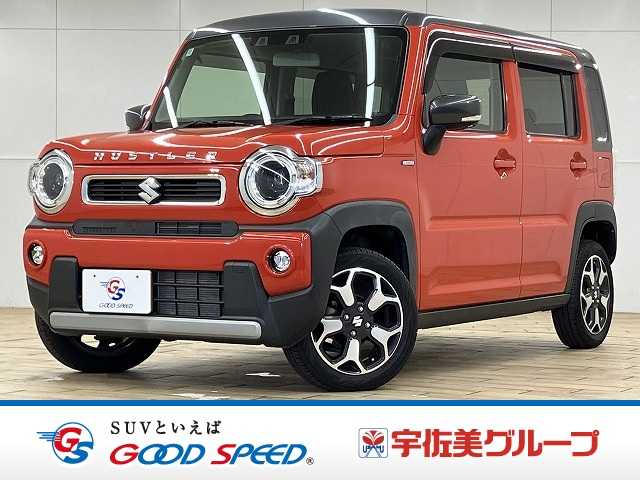 スズキハスラーＨＹＢＲＩＤ　Ｘ　衝突軽減ブレーキ／レーンキープアシスト／Ｐａｎａｓｏｎｉｃ１０型ナビ／バックカメラ／クリアランスソナー／シートヒーター／ＬＥＤヘッドライト／オートエアコン／オートライト／スマートキー／２トーンカラー