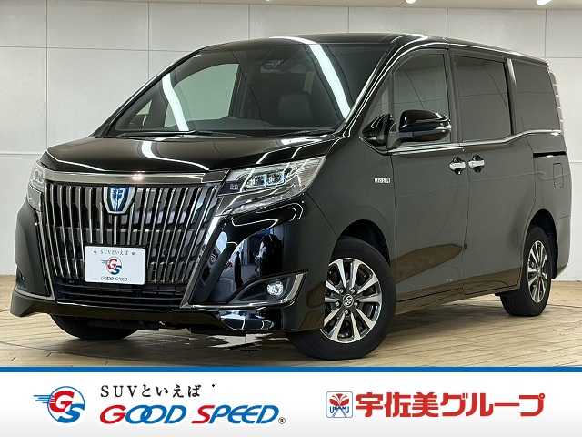 トヨタエスクァイアハイブリッドＧｉ　“Ｐｒｅｍｉｕｍ　Ｐａｃｋａｇｅ　Ｂｌａｃｋ－Ｔａｉｌ　純正９型ナビ／１２型フリップダウンモニター／シートヒーター 外観
